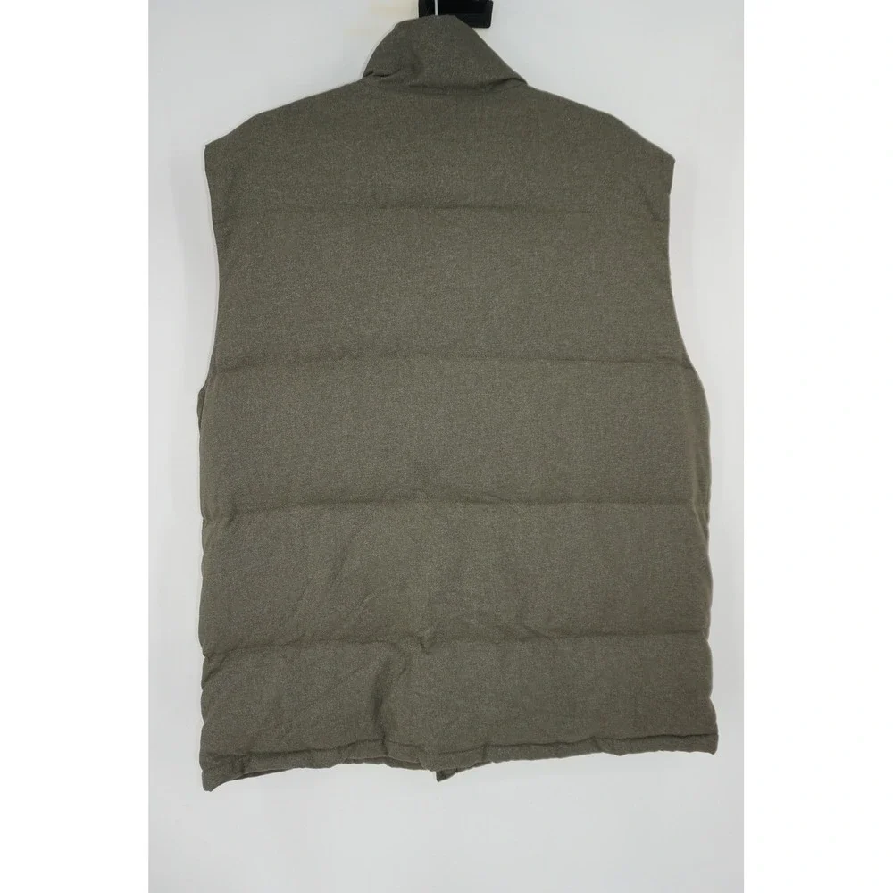 The North Face‎ Barrons Lake Vest Mens XL Pine Green Melange Down Puffer Ripstop